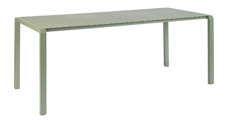 Gartentisch Vondel 214x97 cm, Grün aus Aluminium von Zuiver