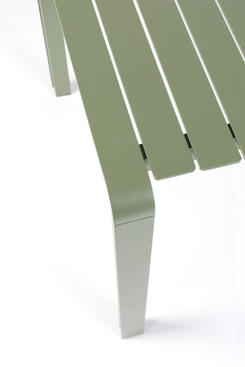 Gartentisch Vondel 214x97 cm, Grün aus Aluminium von Zuiver