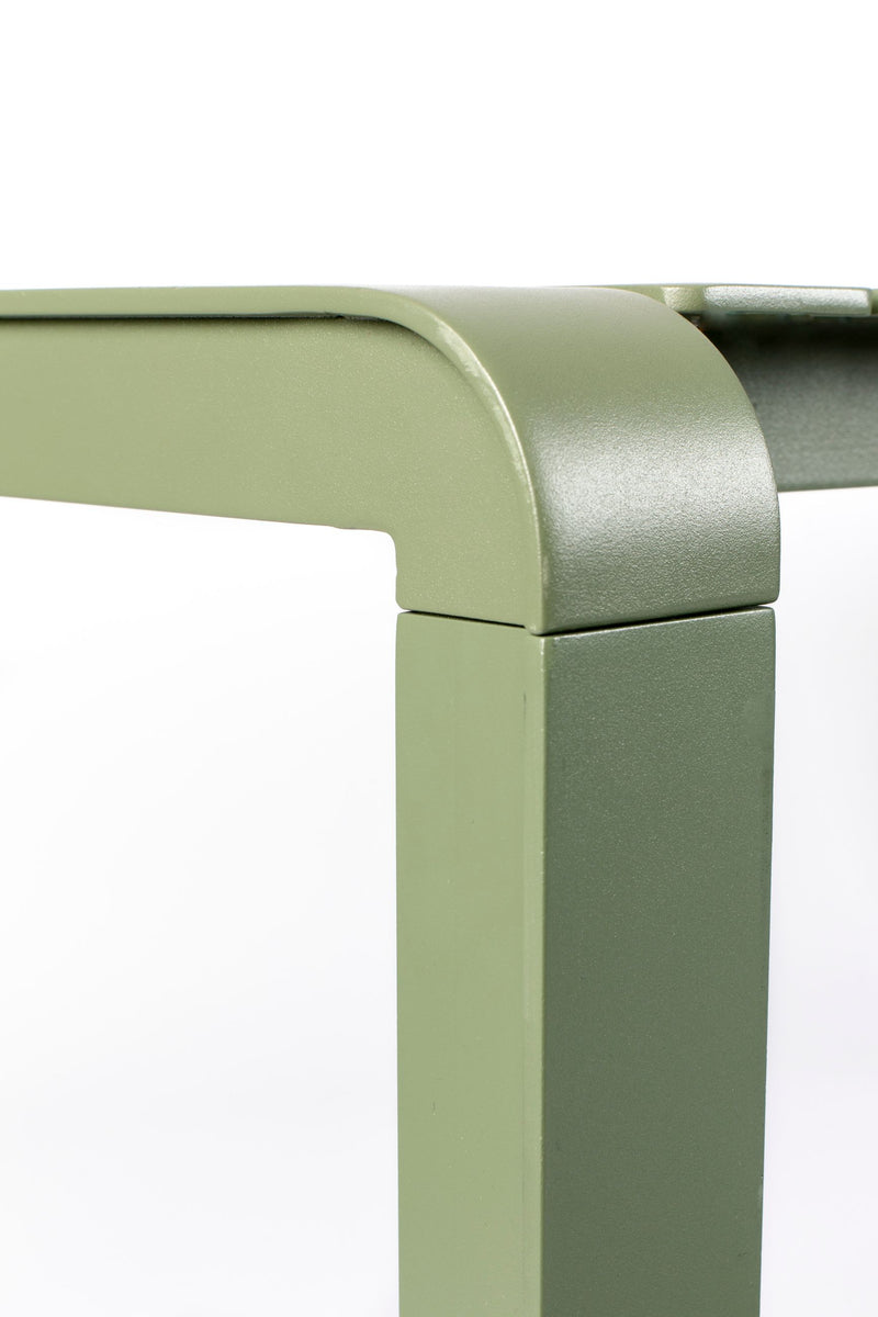 Gartentisch Vondel 214x97 cm, Grün aus Aluminium von Zuiver