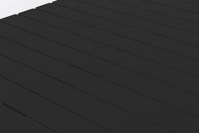 Gartentisch Vondel 214x97 cm, Schwarz aus Aluminium von Zuiver