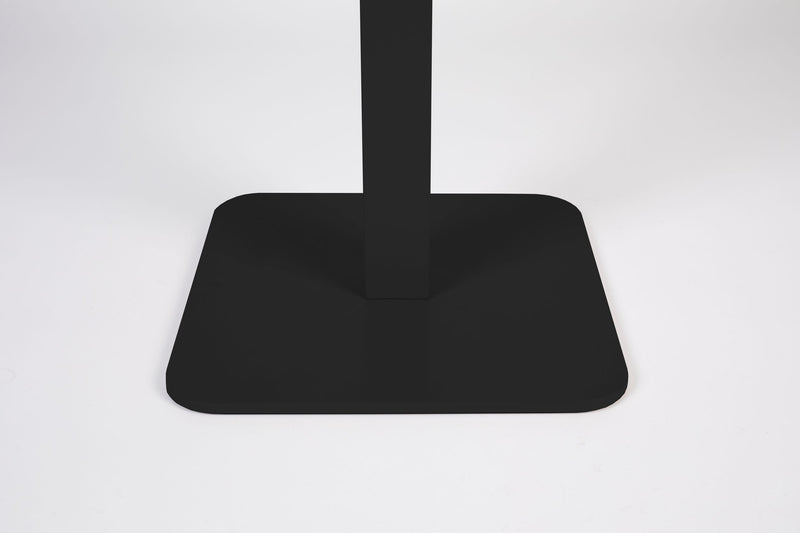 Bistrotisch Vondel 71x71 cm, Schwarz aus Aluminium für Balkon