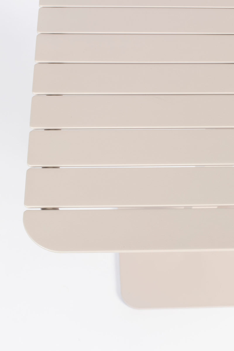 Bistrotisch Vondel 71x71 cm Clay, Gartentisch aus Aluminium von Zuiver