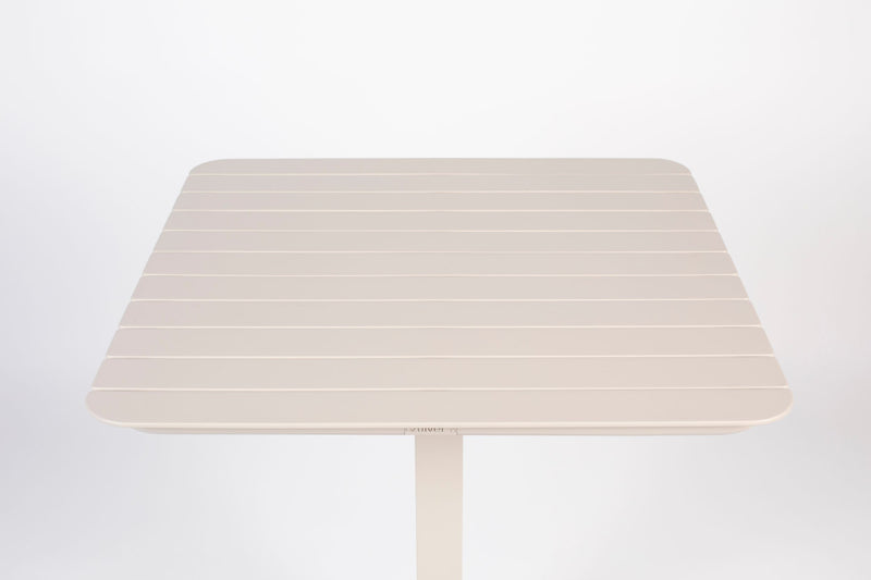 Bistrotisch Vondel 71x71 cm Clay, Gartentisch aus Aluminium von Zuiver