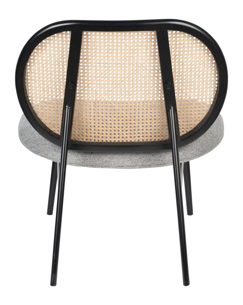 Loungesessel Spike Natural/Grey mit Stahlgestell von Zuiver