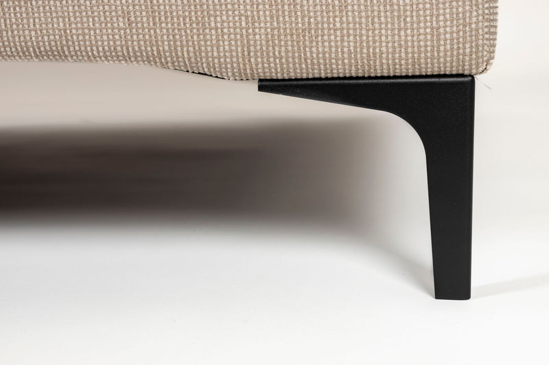 Sofa Balcony 3-Sitzer Beige mit Stahl-Holz-Gestell von Zuiver