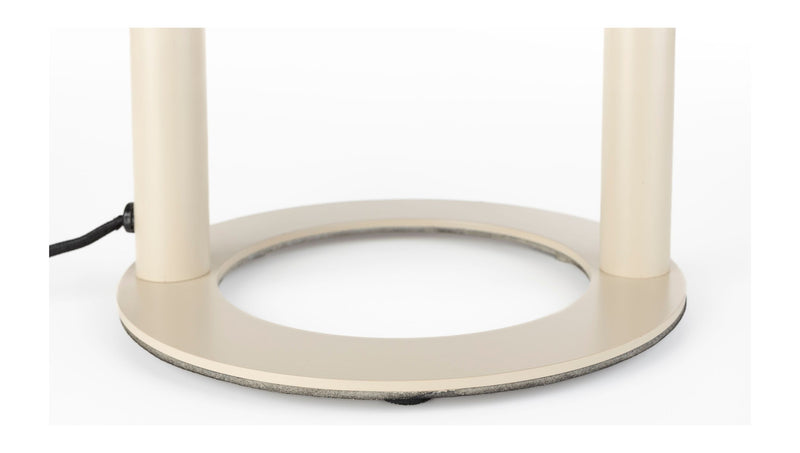 Tischlampe Arch von Zuiver in Beige mit Bogen-Design aus Eisen