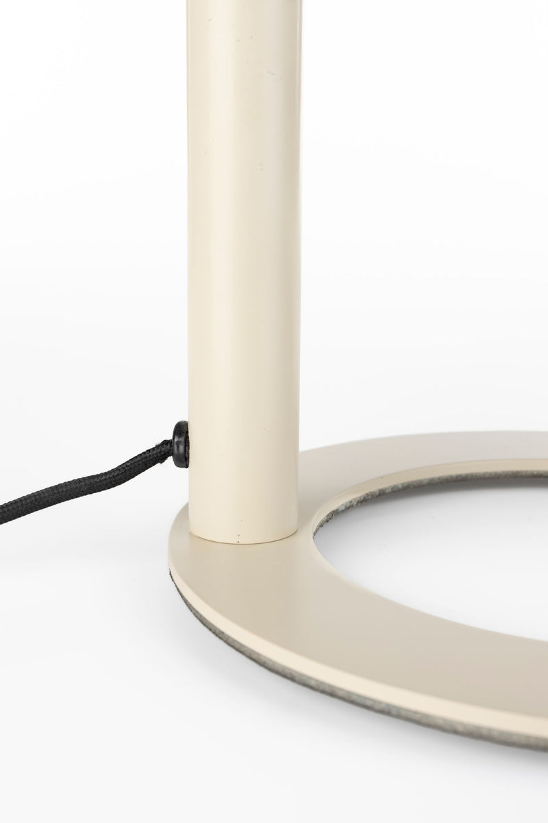 Tischlampe Arch von Zuiver in Beige mit Bogen-Design aus Eisen