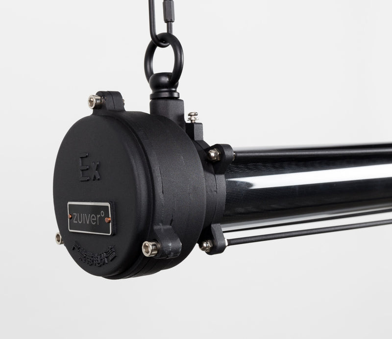 Pendelleuchte Prime XL Schwarz von Zuiver mit Eisengestell
