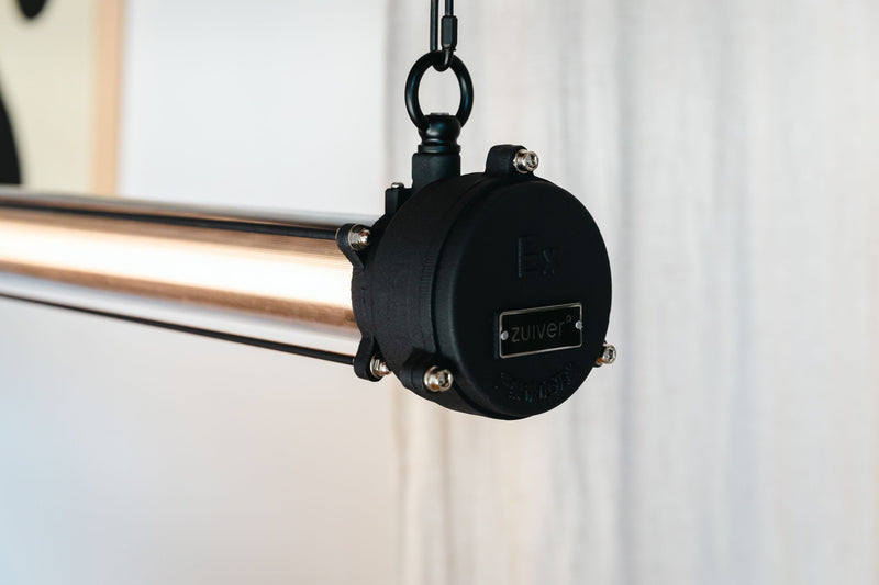 Pendelleuchte Prime XL Schwarz von Zuiver mit Eisengestell