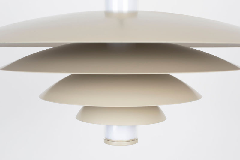 Pendelleuchte Cole von Zuiver in Beige mit Eisen-Gestell, E27-Fassung