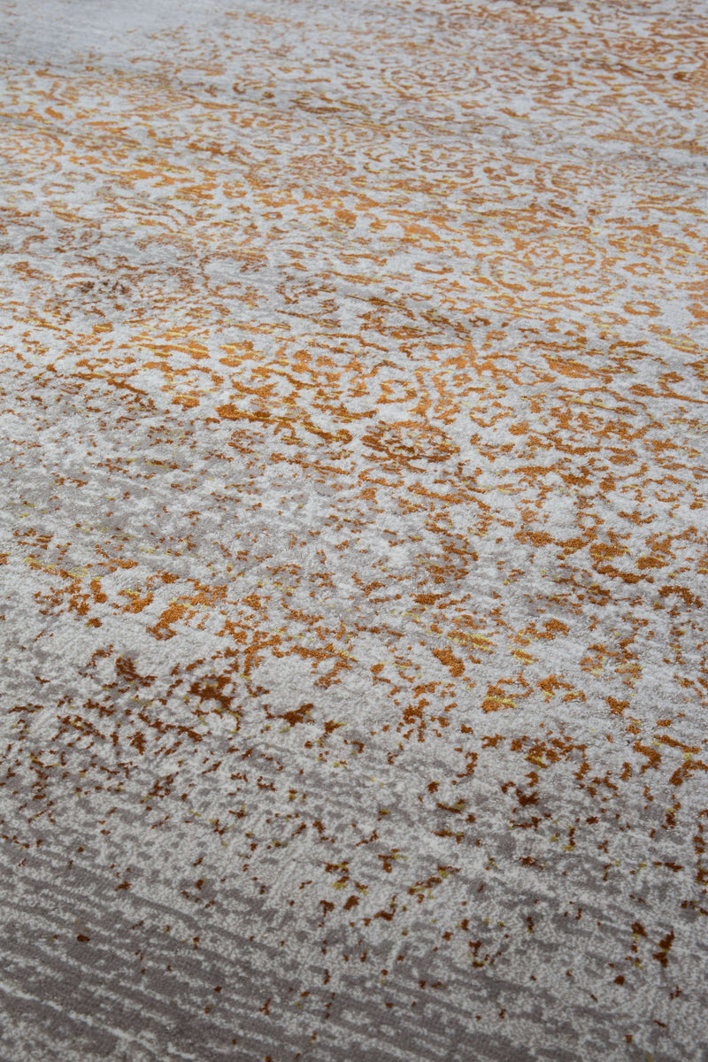 Teppich Magic Sunrise 160x230 cm, Orange mit Vintage-Muster von Zuiver