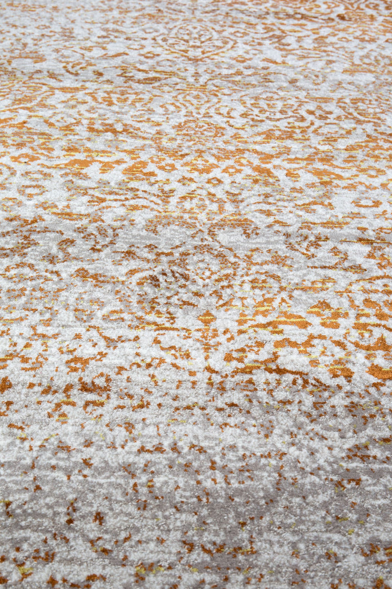 Teppich Magic 200x290 cm Sunrise-Orange mit Vintage-Optik von Zuiver