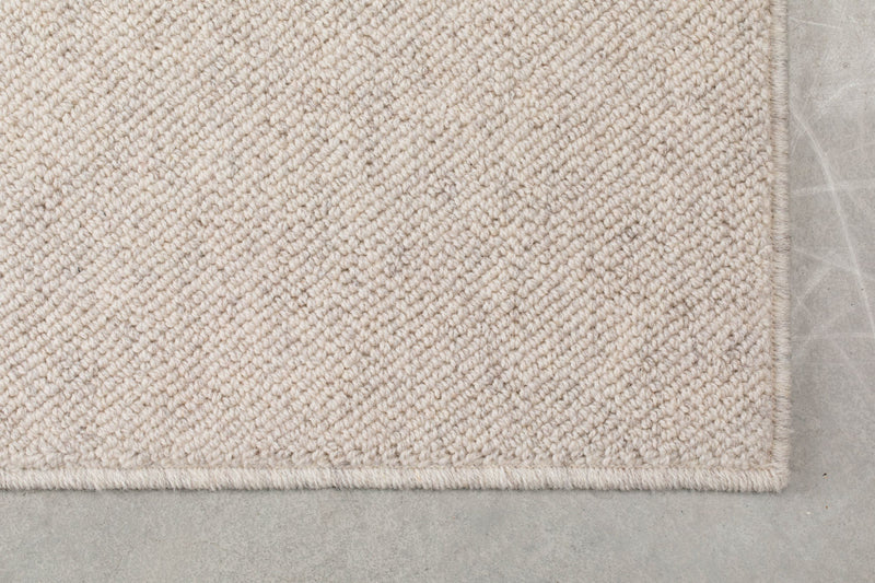 Teppich Dream 200x300 cm Natural/Grey aus Wolle für Wohnzimmer