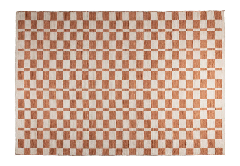 Teppich Checker Zuiver 160x230 cm, Karomuster aus recyceltem PET