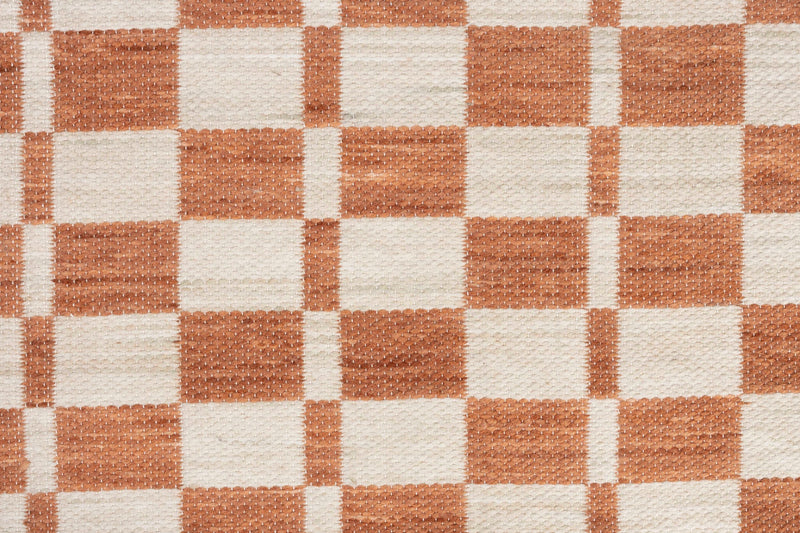 Teppich Checker Zuiver 160x230 cm, Karomuster aus recyceltem PET