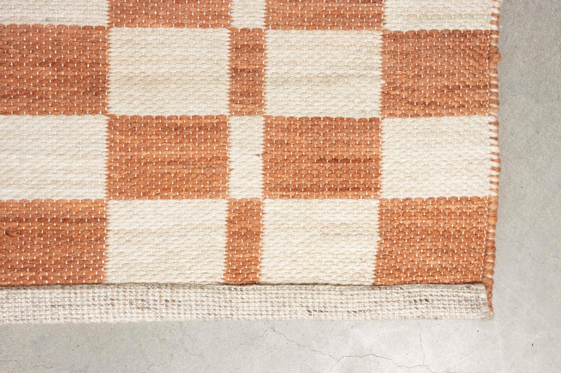 Teppich Checker Zuiver 160x230 cm, Karomuster aus recyceltem PET