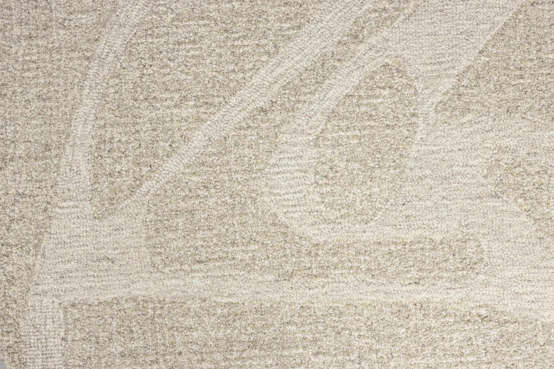 Teppich Forms 160x230 cm aus 100% Wolle in Weiß von Zuiver