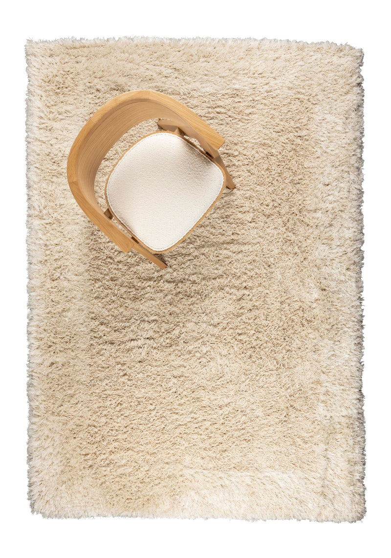 Teppich Curly 160x230 cm Beige aus 100% Wolle im Berberstil von Zuiver