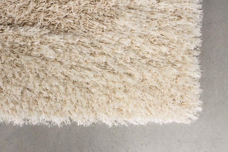 Teppich Curly 200x290 cm, Beige aus 100% Wolle im Berber-Stil