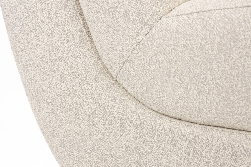 Outdoor Loungesessel Mississippi von Zuiver in Beige, wetterfest