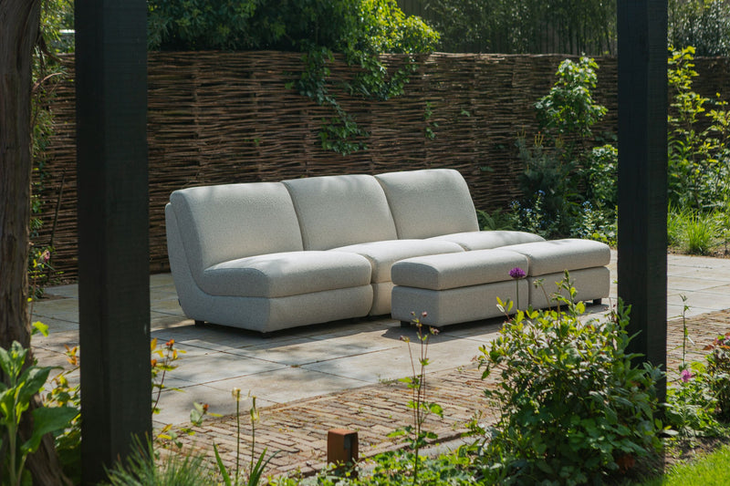 Outdoor Loungesessel Mississippi von Zuiver in Beige, wetterfest