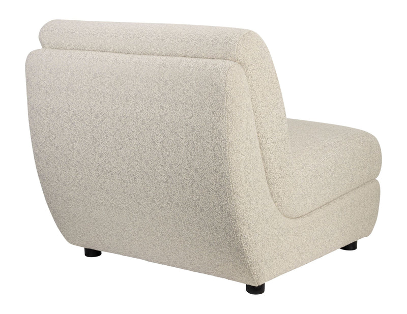 Outdoor Loungesessel Mississippi von Zuiver in Beige, wetterfest