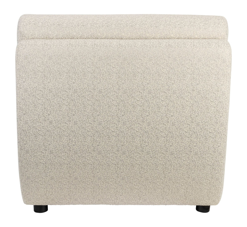 Outdoor Loungesessel Mississippi von Zuiver in Beige, wetterfest
