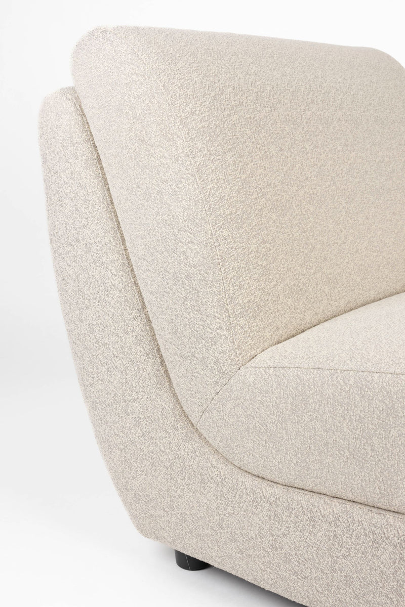 Outdoor Loungesessel Mississippi von Zuiver in Beige, wetterfest