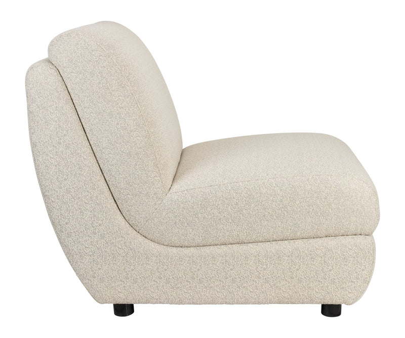 Outdoor Loungesessel Mississippi von Zuiver in Beige, wetterfest