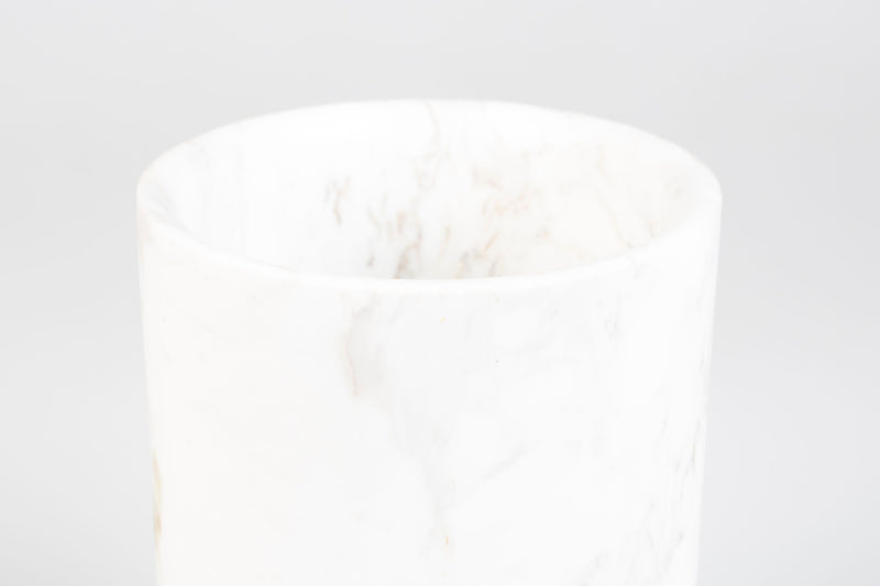 Marmorvase Fajen Marble White von Zuiver für Wohnzimmer