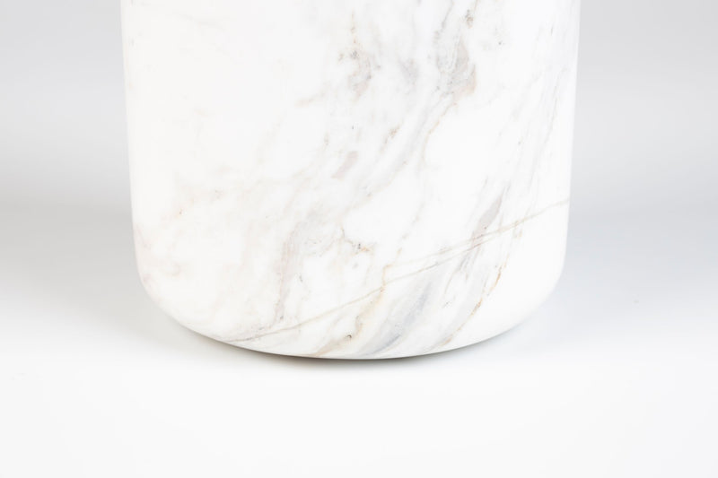 Marmorvase Fajen Marble White von Zuiver für Wohnzimmer