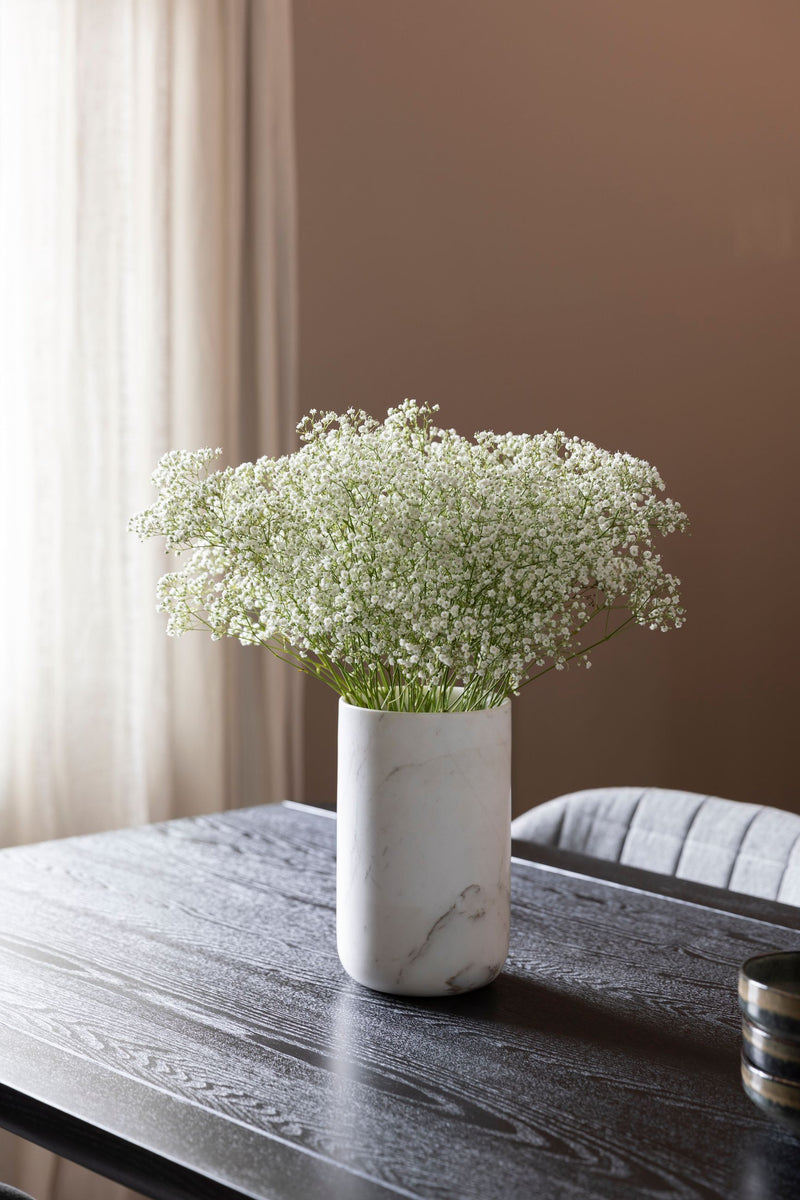 Marmorvase Fajen Marble White von Zuiver für Wohnzimmer