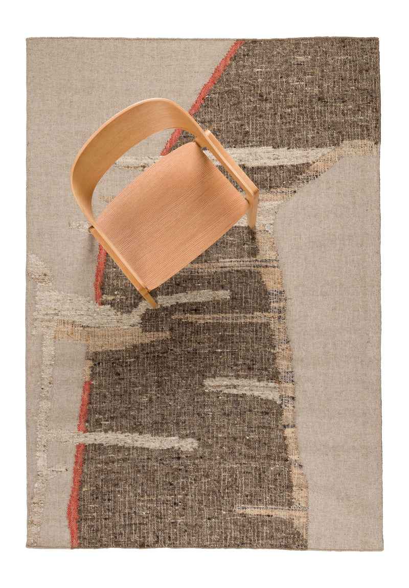 Teppich Briton 160x230 Beige aus Wolle im Boho-Stil von Dutchbone