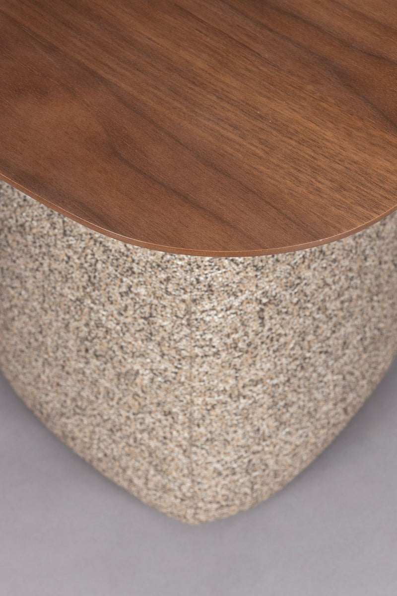 Beistelltisch Shelly Cinnamon aus MDF von Dutchbone für Wohnzimmer