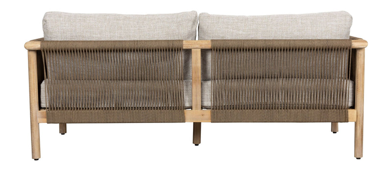 Gartenmöbel-Set Oasis mit Sofa & Tisch aus Akazienholz, Beige