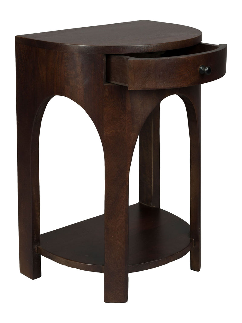 Beistelltisch Belvedere aus Mangoholz mit Schublade, Dutchbone