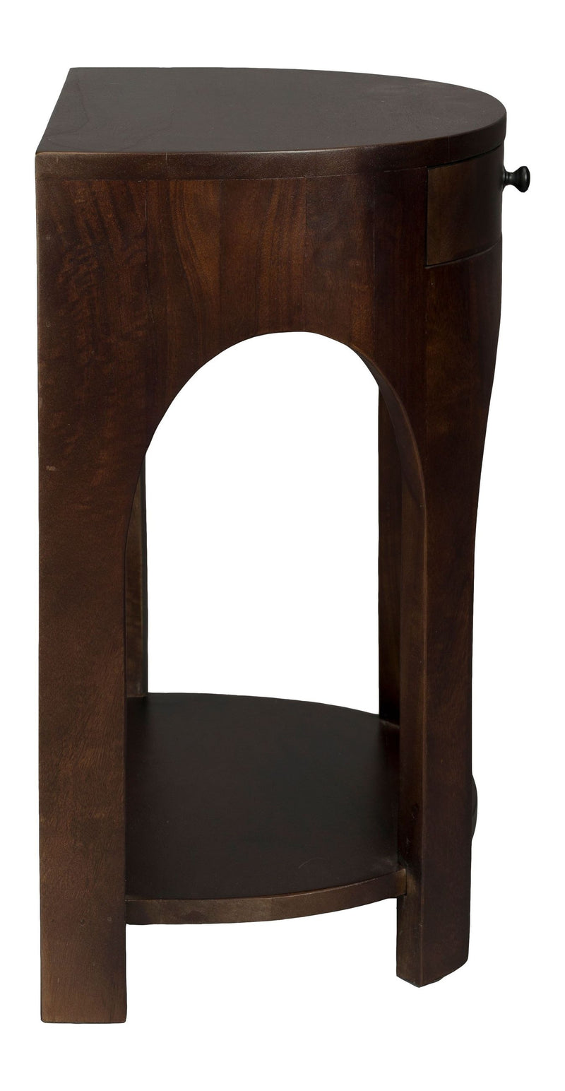 Beistelltisch Belvedere aus Mangoholz mit Schublade, Dutchbone