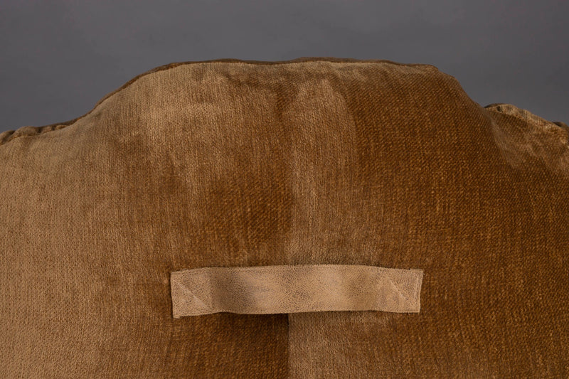 Loungesessel Tombag von Dutchbone, Sitzsack in Braun mit Samt-Bezug