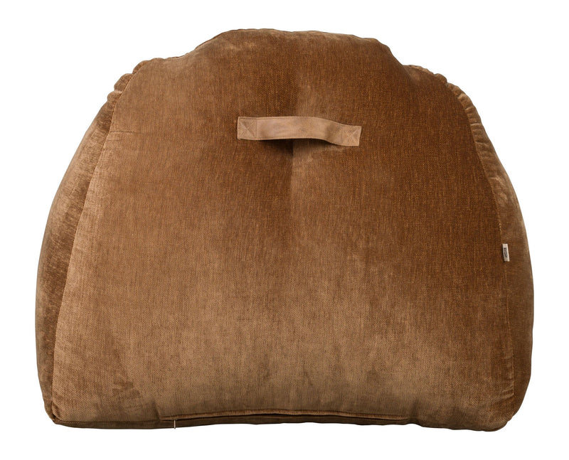 Loungesessel Tombag von Dutchbone, Sitzsack in Braun mit Samt-Bezug
