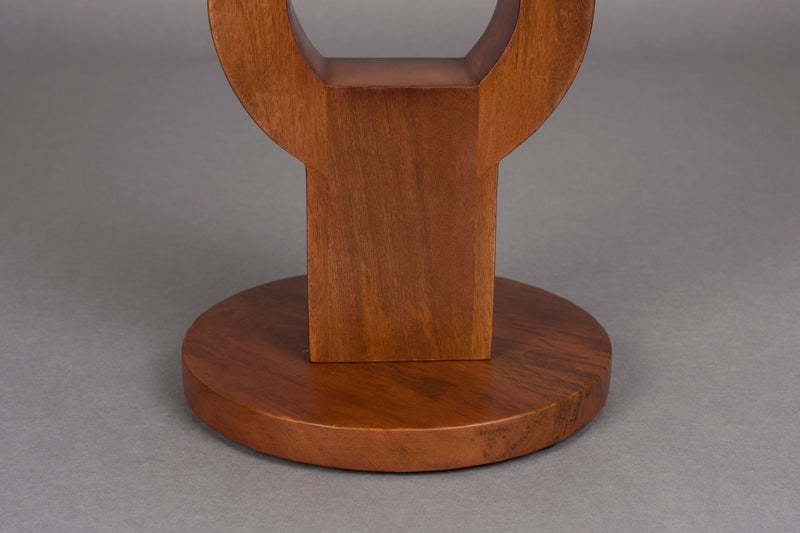 Beistelltisch Tondo aus Mangoholz im Vintage-Boho-Stil von Dutchbone