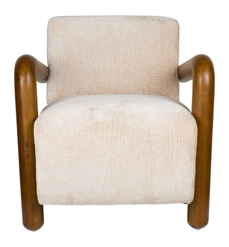 Loungesessel Robinson mit Mangoholz-Armlehnen von Dutchbone