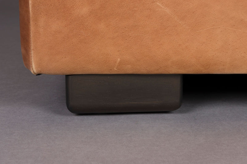 3-Sitzer Sofa Douglas aus Leder in Cognac von Dutchbone