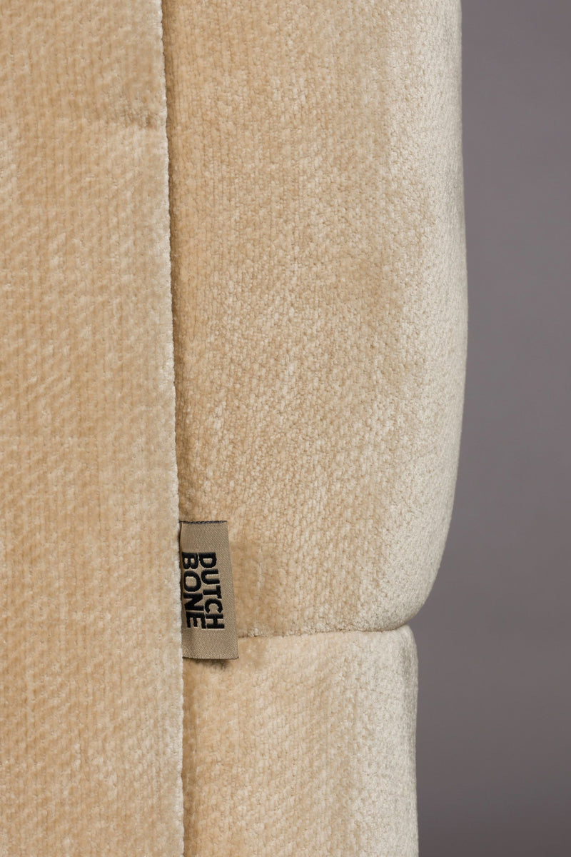 Sofa Douglas Beige 3-Sitzer mit Gummibaum-Holzfüßen von Dutchbone