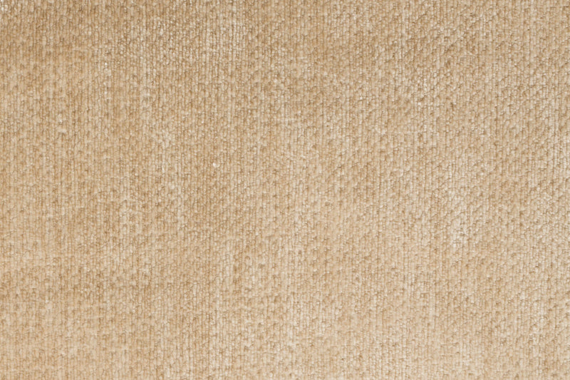 Loungesessel Radley Beige mit Veloursbezug, Holzbeinen von Dutchbone