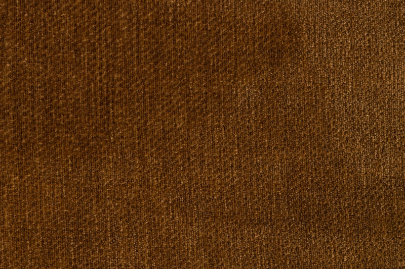 Loungesessel Radley Cognac von Dutchbone mit Samtbezug und Holzbeinen