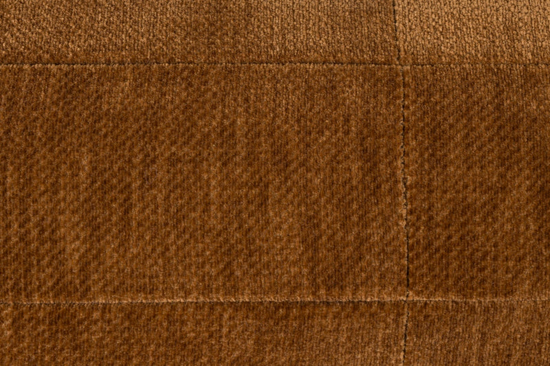 Loungesessel Wyatt Cognac mit Veloursbezug im Boho-Chic von Dutchbone
