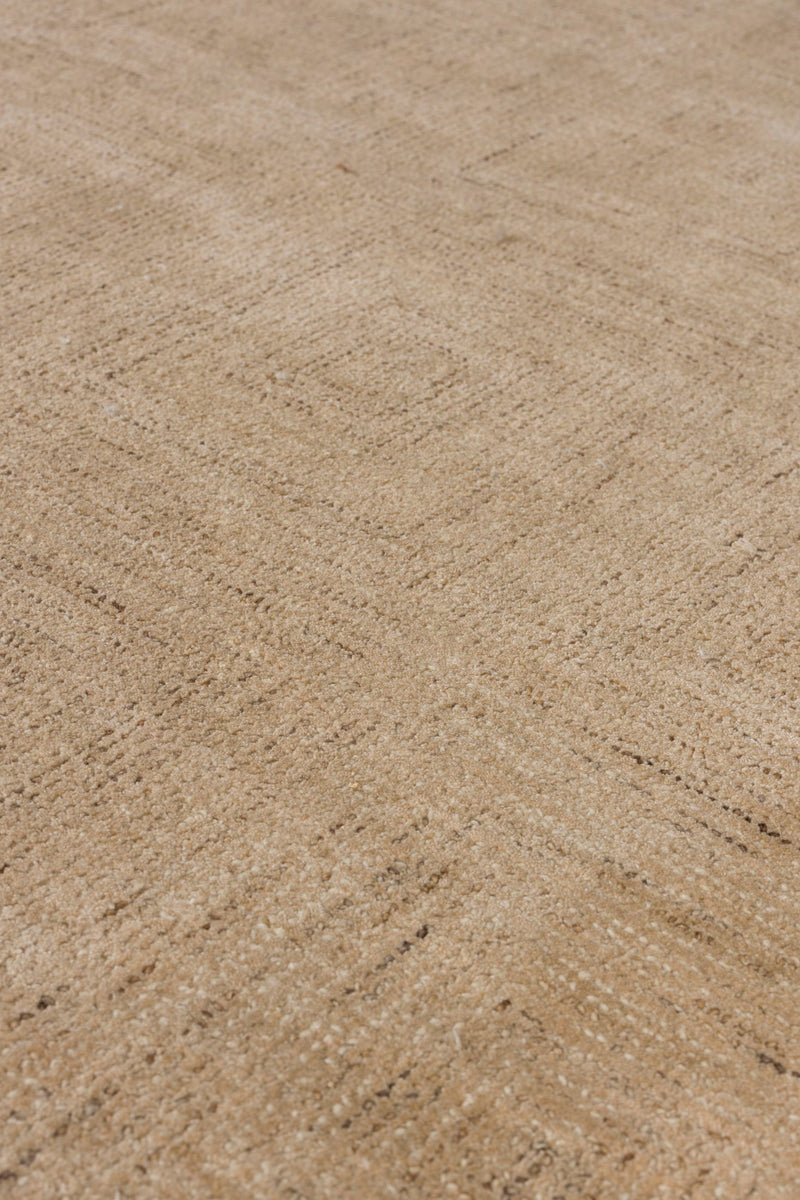 Teppich Maryland 160x230 cm in Beige mit weicher Polyester-Oberfläche