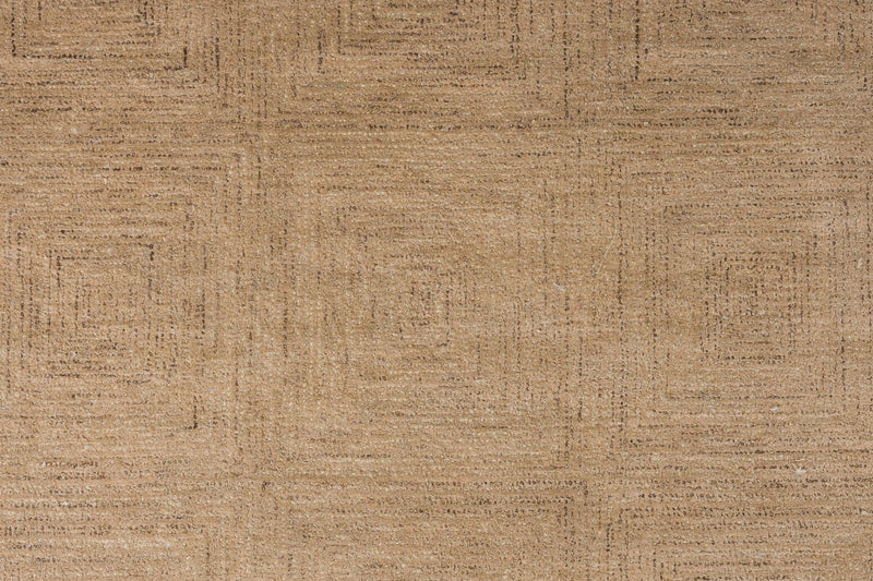 Teppich Maryland 200x300 Beige mit Jutesohle im Boho-Stil, Dutchbone