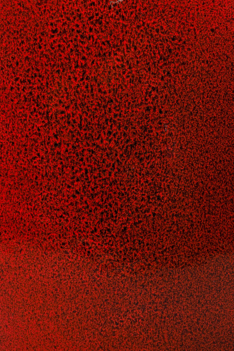 Handgefertigte Vase Edna M in Rot aus Keramik von Dutchbone