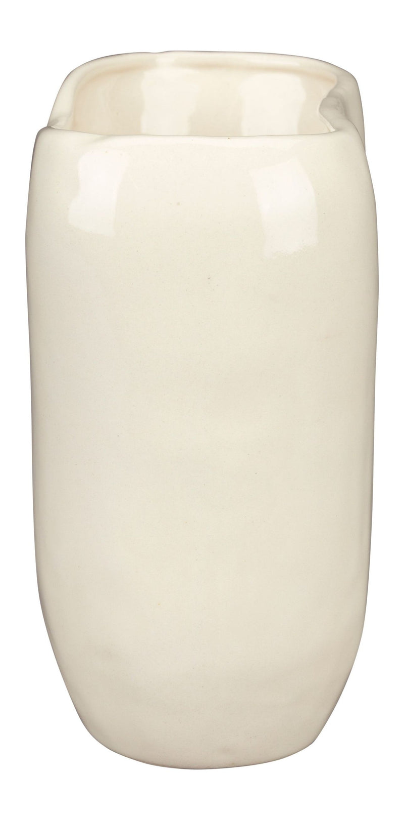 Keramikvase Edna S in Beige – handgefertigte Deko-Vase von Dutchbone